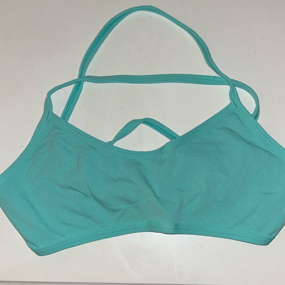 Jolyn Teal Bikini Top